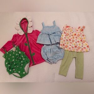 Summer set of girls clothes 18-24m, 12-18m. Janie and Jack outfits, Gymboree